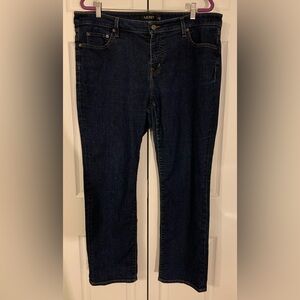 Ralph Lauren Women's Straight Leg Jeans - Dark Blue
18W x 30